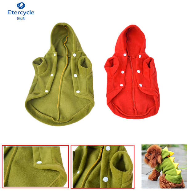 Dog Clothes Dogs Overalls Pet Jumpsuit Puppy Cat Clothing For Dog Coat Thick Pets Dogs Clothing Chihuahua Teddy Dinosaur suit