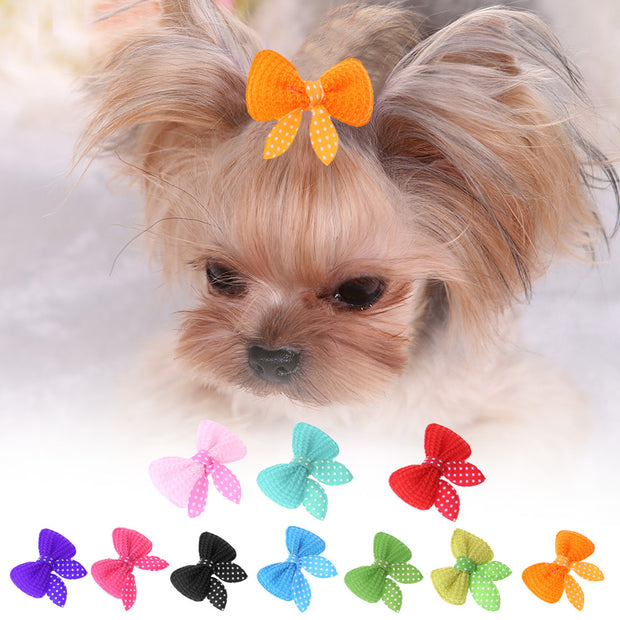 10pcs Cute Pet Dog Cat Hairpin Beauty Bows Hairpins Pet Hair Clip Headdress Supplies Grooming Hairband Pet Dog Gift Accessories