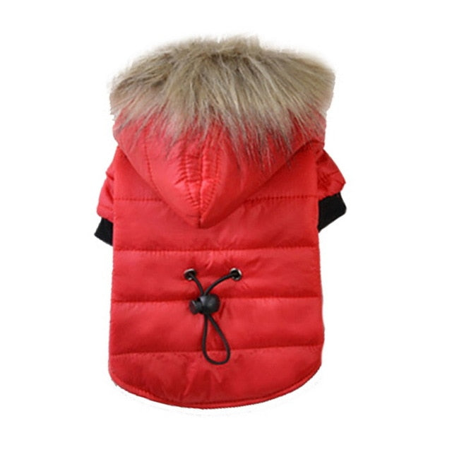 Winter Warm Small Dog Clothes Pet Dog Coat For Chihuahua Soft Fur Hood Puppy Jacket Clothing for Chihuahua Small Large Dogs