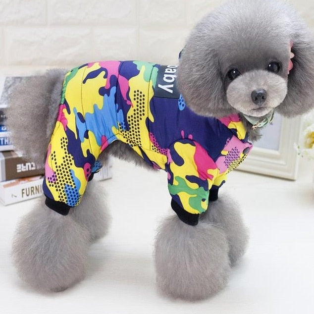 Pet Dog Clothes Winter Warm Dog Windproof Coat Thicken Pet Clothing For Dogs Costume Jumpsuit Hoodies Jacket Pet Supplies perros