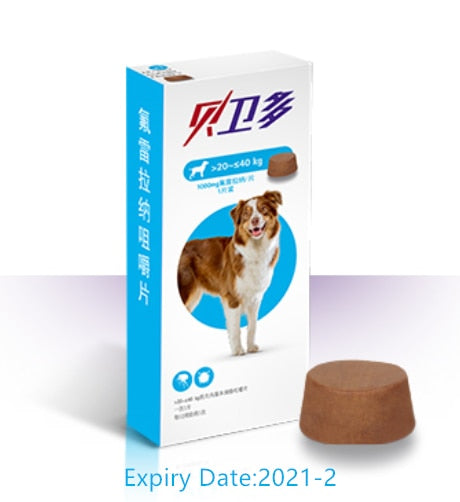 Bravecto Chews for Dogs & Topical Solution for Cats For Flea and Tick, Single 12-Week Dose
