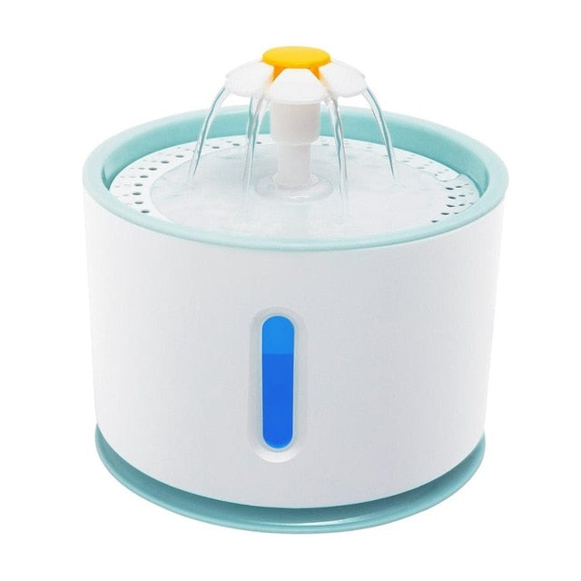 Pet Dog Cat Bowl Automatic Fountain Electric Water Feeder Dispenser Container With LED Water Level Display For Dogs Cats Drink