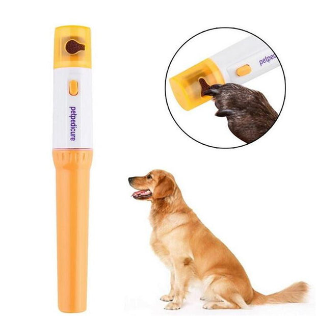 2019 Pet Dog Cat Electric Nail Claw Grooming Grinder Trimmer Clipper File Pet Nail Scissors Professional Painless Nail Clipper