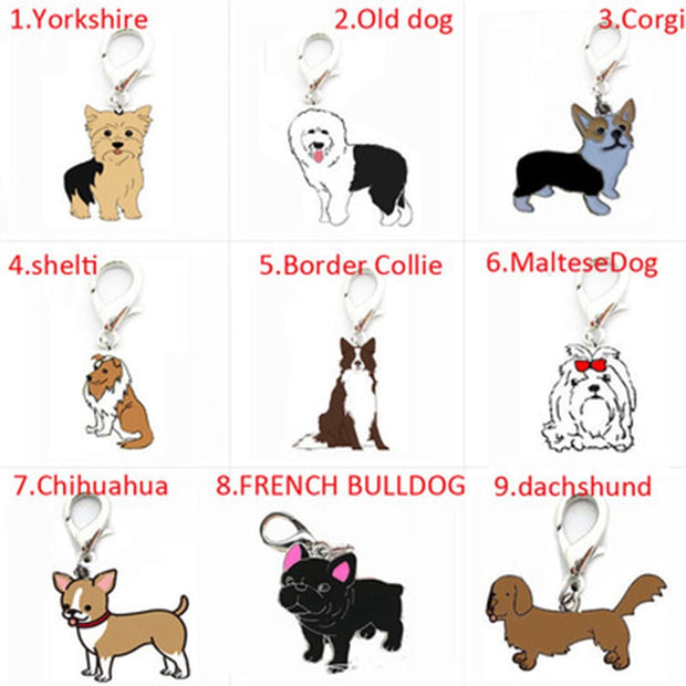 New Painted Pet Pendant  High Quality Pet Pendant Pet Keychain Pet Decorations  Variety Suitable For All Kinds Of Dogs